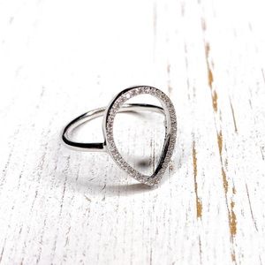 LAST 1 // Sterling Silver Teardrop Ring